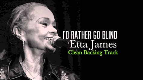 I'd Rather Go Blind - Etta James [Backing Track] [Instrumental Cover by ...