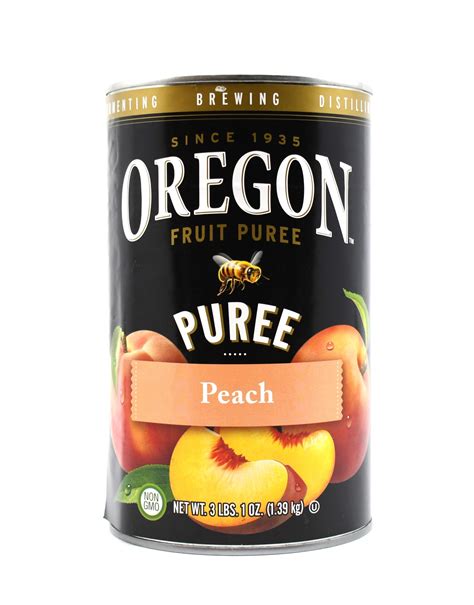 Peach Puree 49 Oz Oregon Fruit Puree Jons Homebrew And Wine Supply