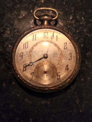 14k Gf Tacy Watch Co Swiss Admiral Pocket Watch 6j Non Magnetic Not Running 45mm Ebay