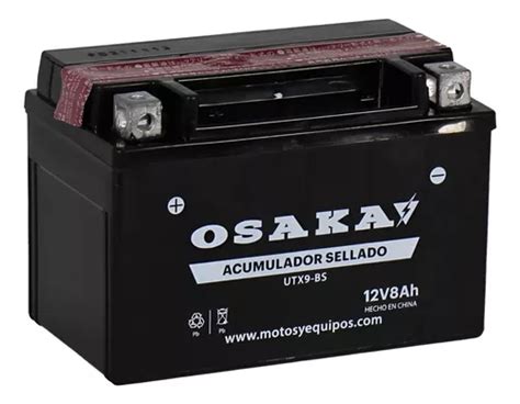 Bateria Sellada Osaka Ytx Bs Pulsar Ns Tornado Meses Sin Inter S