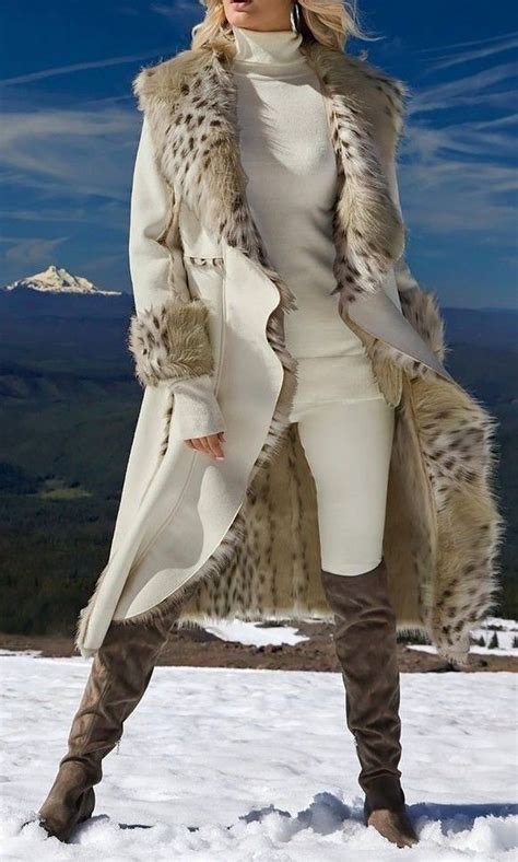 Pin by Valeanti on Что надеть Long faux fur coat Winter fashion