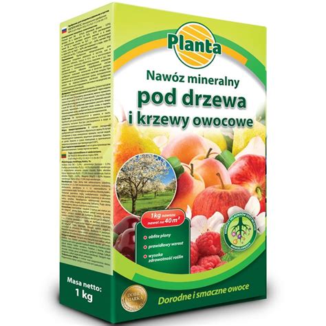 Nawóz POD DRZEWA I KRZEWY OWOCOWE 1kg 24garden pl Nawozy do