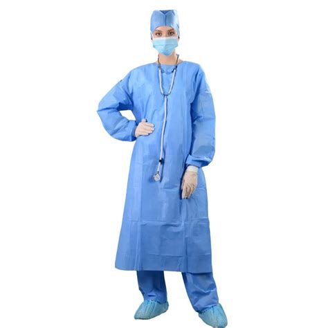 Medical Level 3 Waterproof Sms Surgical Gowns Disposable Sterile