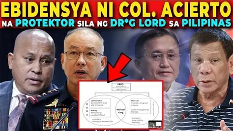 Ebidensya Ni Col Acierto Sa Pagiging Sangkot Sa Dr G Ni Duterte At