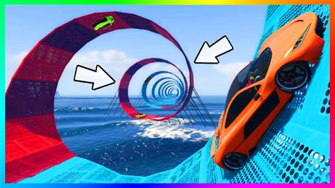 Gta Dlc Hardest Insane New Custom Stunt Races W Infinite Spiral