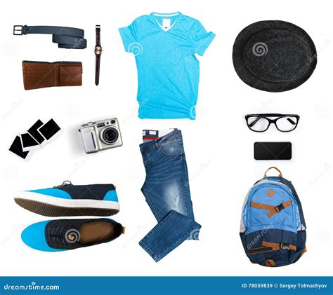 Collage Of Men S Clothing Stock Image Image Of Design 78059839