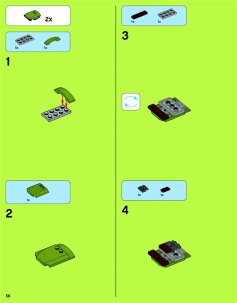 LEGO Instructions for set 79121 Turtle Sub Undersea Chase, Teenage ...