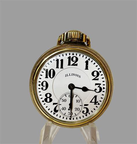 Illinois Bunn Special 23 Jewel 60 Hour Railroad Pocket Watch 4 4 Time