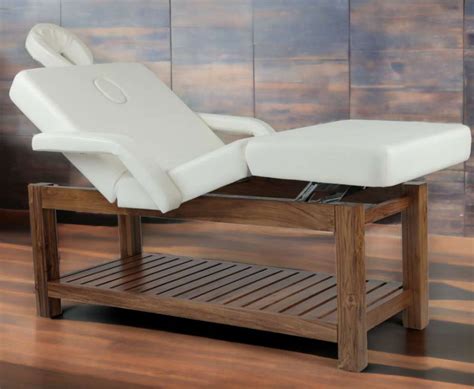 Table De Massage Lectrique Flexy Star Wellness En Bois Avec