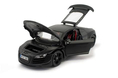 Audi R8 Gt Matte Black Maisto 31395bk 118 Scale Diecast Model