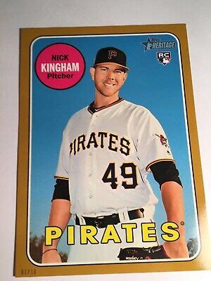 Topps Heritage High Number Jumbo X Nick Kingham Pirates Rc