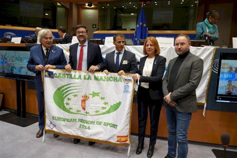 Castilla La Mancha recoge el distintivo de Región Europea del Deporte