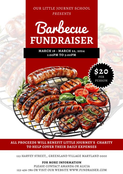 Barbecue Fundraiser Template Postermywall