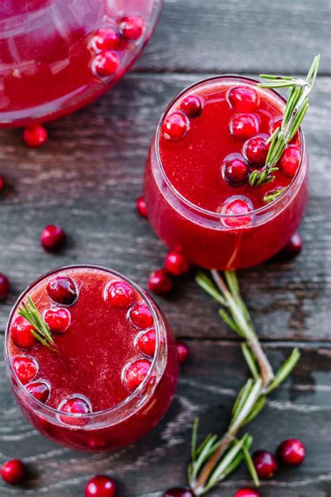 Alcoholic Drinks Best Cranberry Holiday Punch Recipe Easy And Simple Christmas Alcohol Drinks