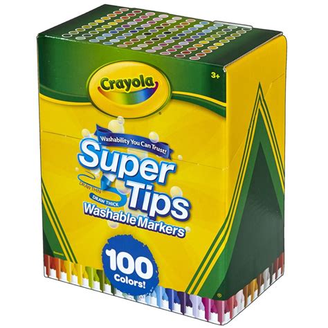 Washable Super Tips Markers Pack Of Bin Crayola Llc