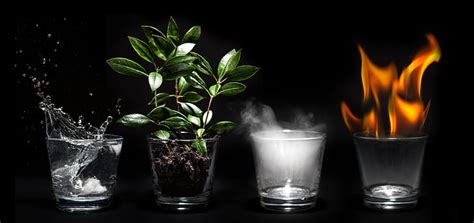 HD wallpaper: fire water air earth four elements | Wallpaper Flare