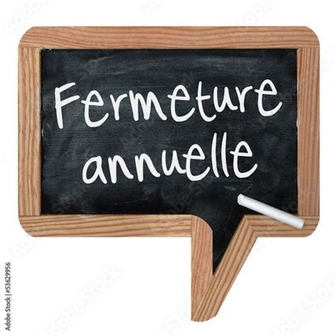 Fermeture Annuelle Cong Annuel Photo Libre De Droits Sur La Banque