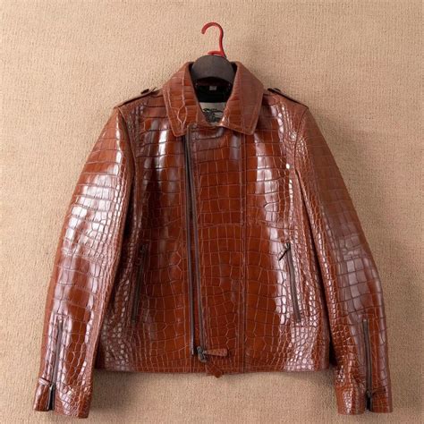 Alligator Jacket For Sale Mens Fashion Summer Outfits Jackets Leather Jacket Men