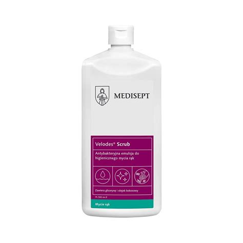 MEDISEPT Velodes Scrub 500ml Antybakteryjna Emulsja Do Higienicznego