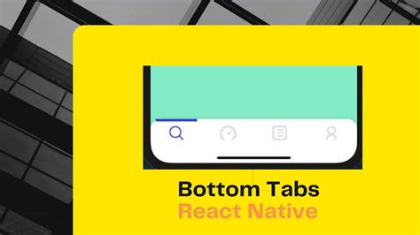 Como fazer navegação Bottom Tabs no React Native YouTube