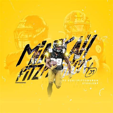 Minkah Fitzpatrick Poster Design Steelers Fan Art