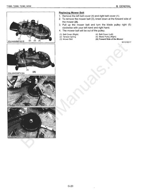 1880 2080 2380 Lawn Tractor Technical Workshop Repair Manual Kubota T1880 T2080 Ebay