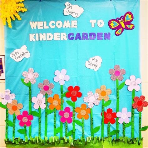 Welcome To Kindergarten Bulletin Board Welcome To Kindergarten Kindergarten Bulletin Boards