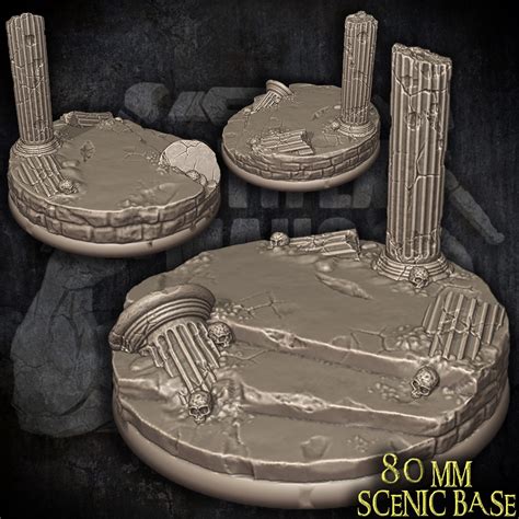 3d File 80 Mm Greek Base 🏛️・3d Printer Model To Download・cults