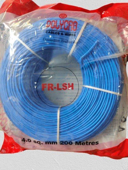 Polycab Sq Mm Frlsh Copper Wire Mtrs Red Blue Green Black