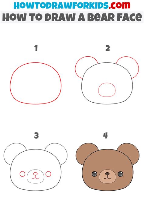 Fun Tips About How To Draw A Bear Face - Shinestuff