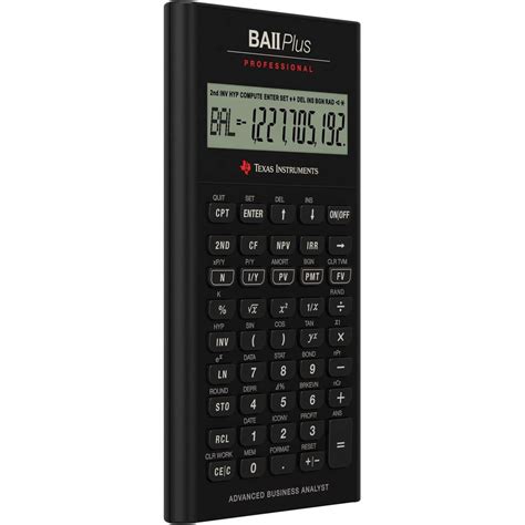 Buy Online Texas Instruments Ba Ii Plus Professional Calculator In Uae