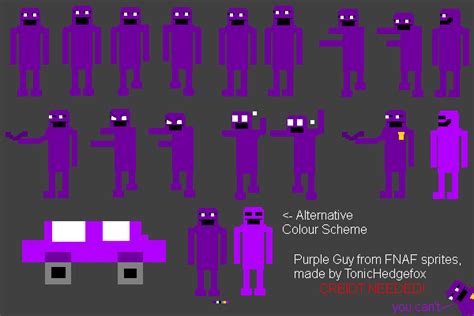 Purple Guy Sprites Features Car By Tonichedgefox On Deviantart