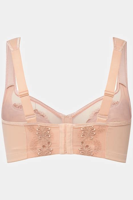 Reggiseno Sostenitivo Senza Ferretto Con Ricami E Coppa C D Reggiseni