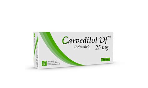 Carvedilol 25 Mg Tableta Caja 30 Laboratorios Britania