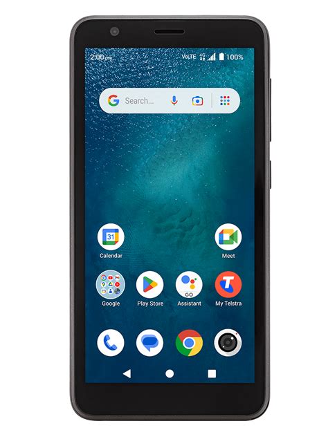 Telstra T Essential Zte Blade A35 Se 4g Black Blue Tick Simconnect