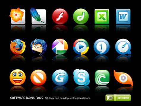 15 Amazing Software Application Icons Pack | Enfew