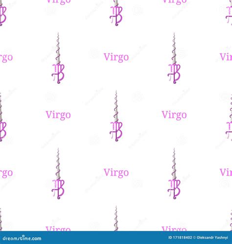 Virgo Sword Zodiac Sign Flat Cartoon Zodiacal Weapon One Of 12