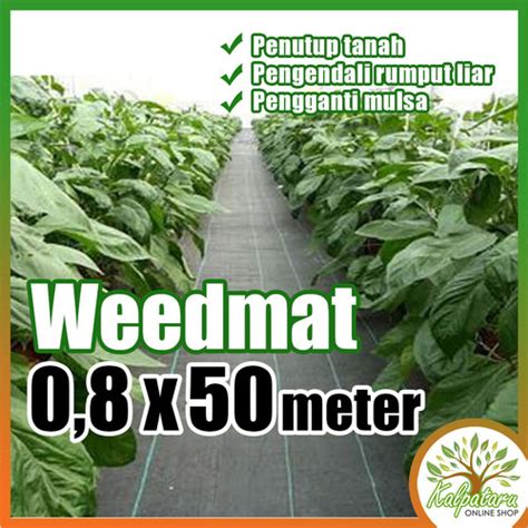 Jual Weedmat X Meter Mulsa Pengendali Rumput Penutup Tanah Taman