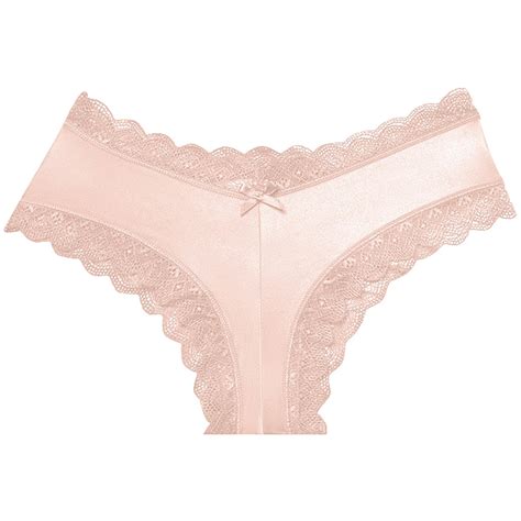 Women S Thongs T Back Low Waist See Through Panties Cotton Seamless