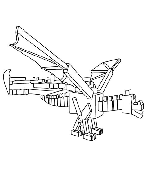 Get This Minecraft Coloring Pages Ender Dragon