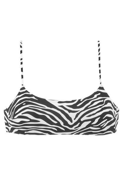 Venice Beach Bustier Bikini Top Fjella schwarz weiß Cup A B 32