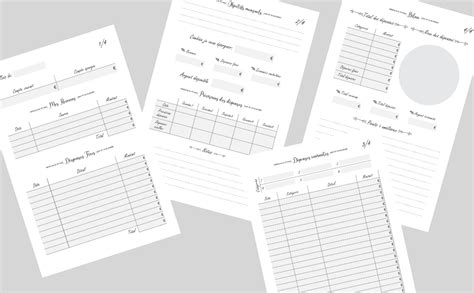 Kakeibo Carnet De Compte Agenda Compl Ter Pour Tenir Son Budget