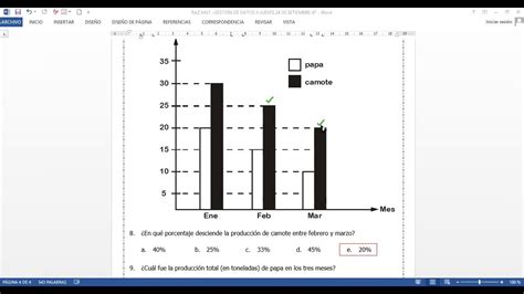 RAZONAMIENTO MATEMÁTICO GESTIÓN DE DATOS GRÁFICO DE BARRAS YouTube