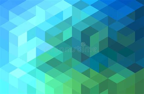 Abstract Blue Green Geometric Background, Vector Stock Vector - Illustration of color, pattern ...