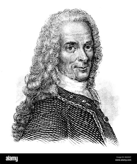 O Voltaire François Marie Arouet 1694 1778 Autor De La Ilustración