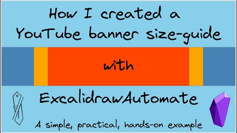 How I Created A Youtube Banner Size Guide With Obsidian