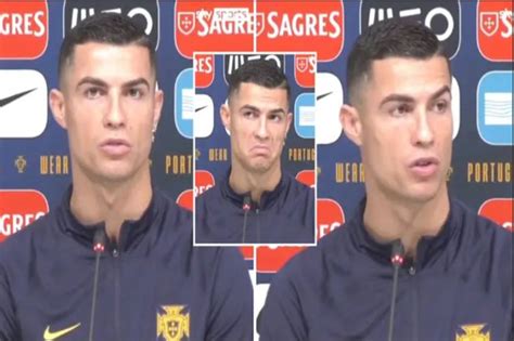 Dicecar Pertanyaan Soal MU Cristiano Ronaldo Pilih Tinggalkan Ruang