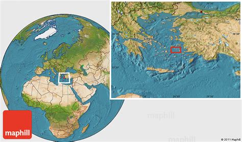 Satellite Location Map Of P Tmos