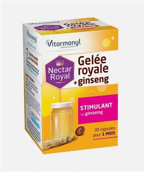 VITARMONYL GELEE ROYALE GINSENG STIMULANT BT 30 CAPSULES