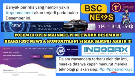 Pi Network Terbaru Polemik Open Mainnet Desember Reaksi BSC News